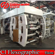 Máquina de impressão de alta velocidade de PVC Shrink Film 4 cores / PVC Máquina de impressão Flexo de filme de retracção